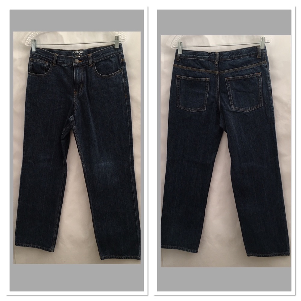 Cat & Jack Straight Leg Jeans size 16 adj waist